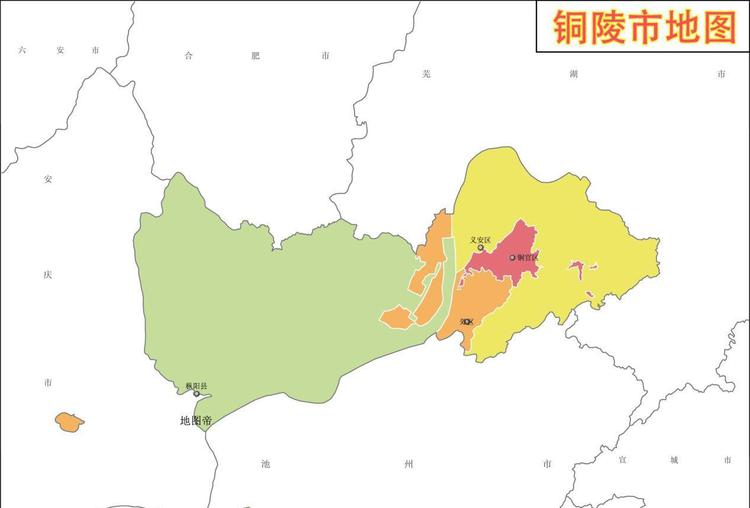 安徽铜陵市为何在安庆和池州有两块飞地?